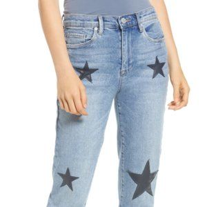 BLANKNYC Star Patch Crop Skinny Jeans (Ever After)